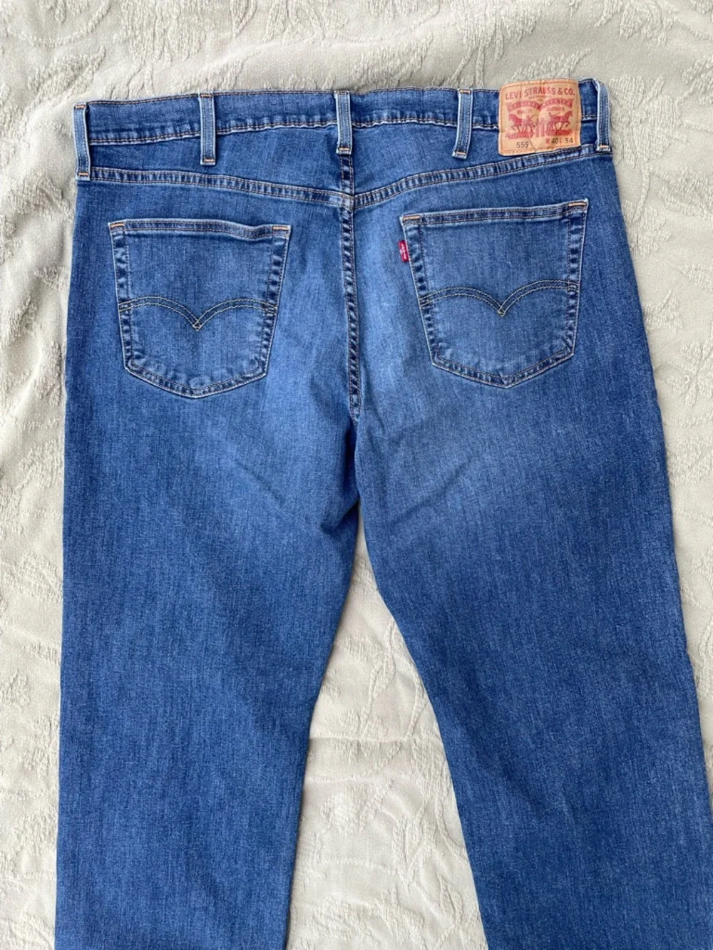 🌱5/$25🌱 Levi’s 559s | 40x34 Dark Wash Straight Leg Stretchy Jeans